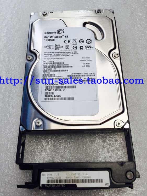 Fujitsu CA07237-E410 1TB 7 2K SAS DX60 DX80 with shelf with test report
