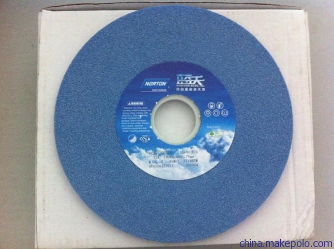 Blue sky Norton grinding wheel blue 38A46-120KL 8 inch 205*12 7 6 4*31 75 Hand grinding parallel