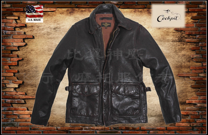 CockpitUSA makes a comeback * drilling hero * to do the old mountain sheepskin tooling jacket#Z21F008
