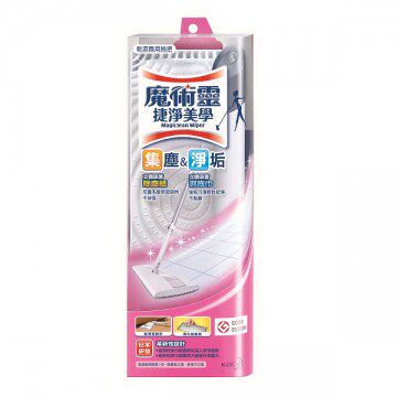 魔术灵 捷净美学乾湿两用拖把(拖把1支+除尘纸2+台湾官网直邮进口