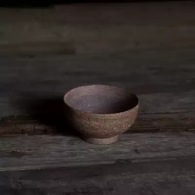 The origin of cloud life aesthetics Soil pottery Long Kiln Volcanic mud pottery Hand-made coarse pottery Teacup Kung Fu tea set can be customized