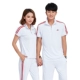 Bộ đồ thể thao nữ tay ngắn mùa hè cộng với size quần áo bình thường quần áo thể dục quần áo nhanh khô nửa tay thể thao màu xanh - Quần áo tập thể hình quần tập thể dục nam Quần áo tập thể hình