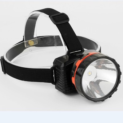 Rechargeable strong light headlight fishing outdoor camping headlight LED yellow light surface work light