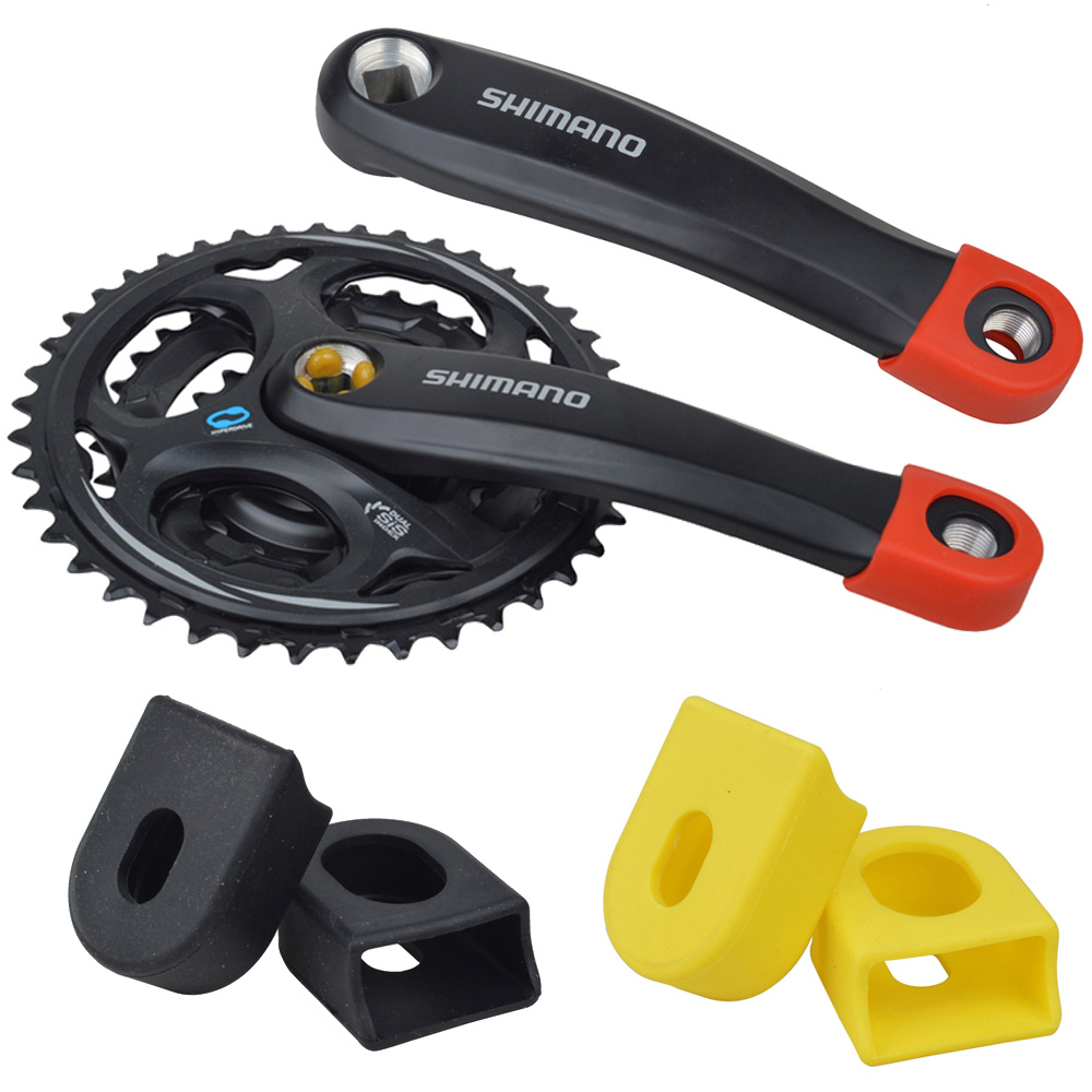 MEIJUN charm horse tooth plate crank protection sleeve mountain bike crank protection sleeve dead fly crankshaft protection sleeve