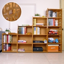 Nanzhu bookcase bookcase free combination shelf Simple shelf locker carved retro style