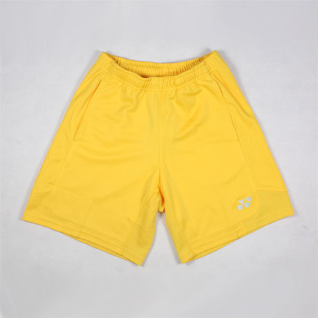 YONEX 15018EX-450 yellow men's badminton shorts YY Yunicks 15018 jersey