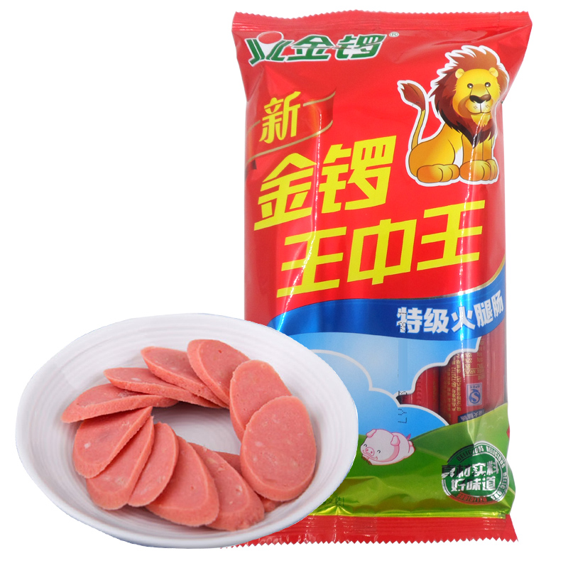 【天猫超市】金锣  王中王特级火腿肠60g*10支装  配泡面啤酒饼干