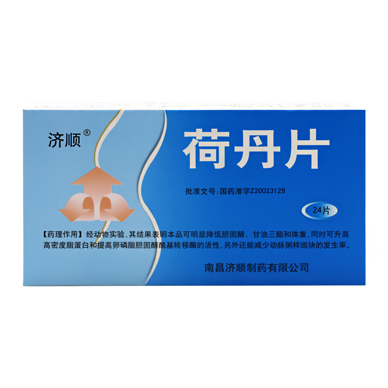 济顺 荷丹片 0.73g*12片*2板/盒