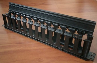 Original plant Pan Delta PANDUIT single-sided horizontal wire holder 1U 3 7 inch deep lead frame WMPFSE