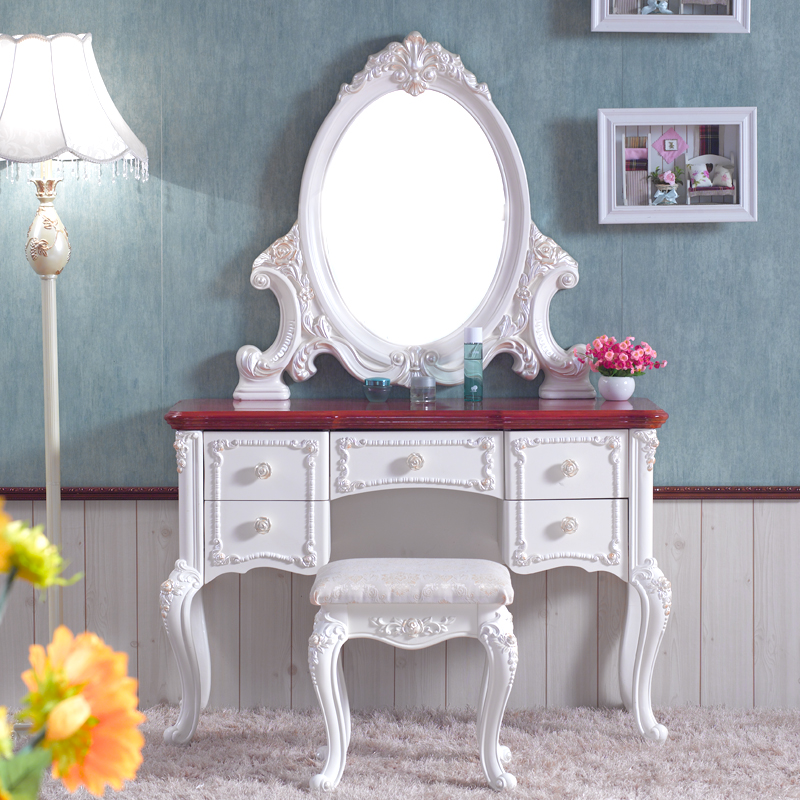 Купить Туалетный столик Европейский дерева окрашены Комод Комод белый ...