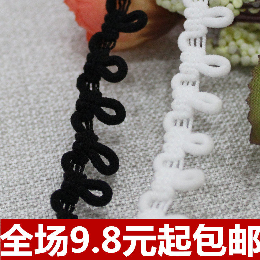 Buckle back collar elastic button door rope button button fur collar button buckle with ear elastic elastic belt elastic rope