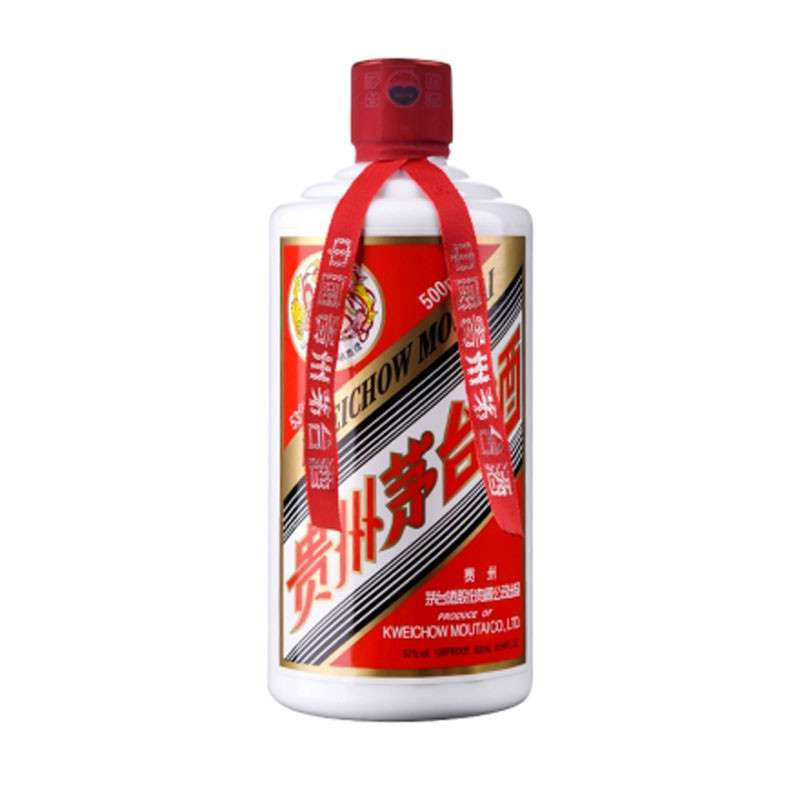 【苏宁易购】茅台酒飞天53度 500ml 酱香型 瓶装 白酒