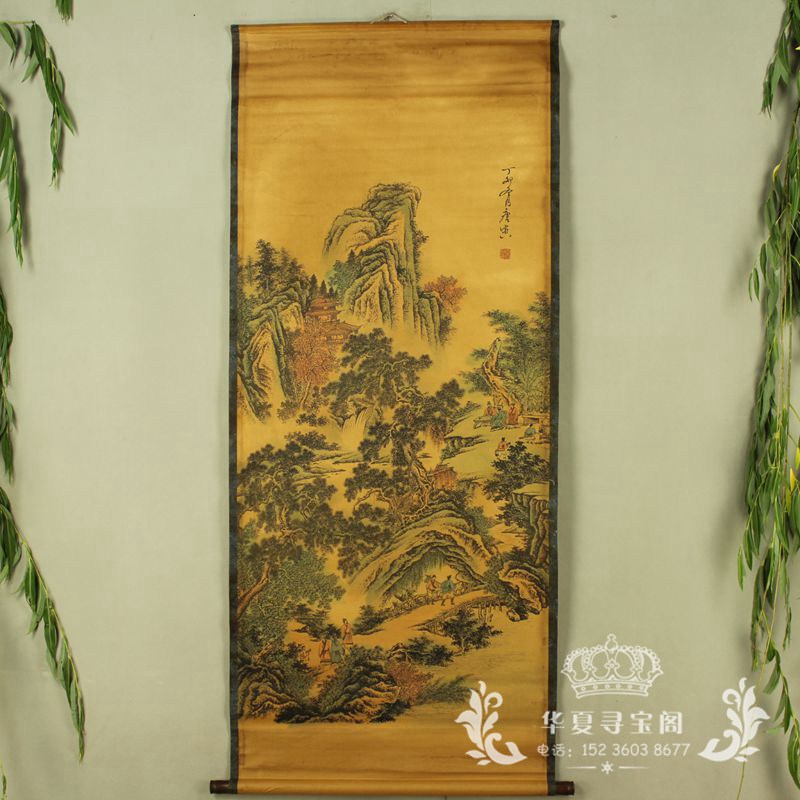 New Antiquity Painting of the National Painting of the Painting of the Landscape and Water in the Hall Painting Office of the New Antiquities
