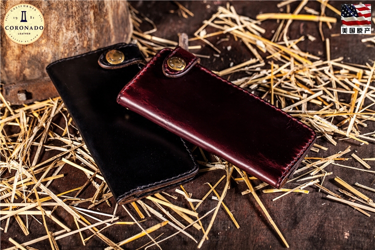 Coronado Chinese Gen. Horween Cordovan Marpi American Handmade Long-Edition Wallet Wallet CX9