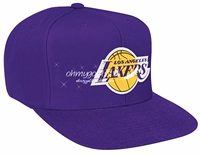 Mũ bóng chày của Mitchell & Ness M & N NBA Los Angeles Lakers Hoa Kỳ Mua lại 	gậy đánh bóng chày giá rẻ	