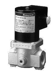 Original installation of the Honeywell gas solenoid valve VE4080B3004