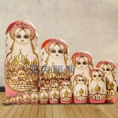 Yaklus hand-painted business gift birthday gift Basswood brand Matryoshka 15 layers 1596
