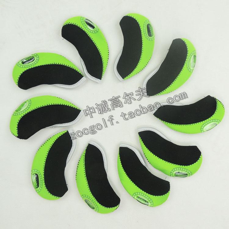 Special price golf club cap cover GOLF iron rod cover pole head cover 10 club protective cover