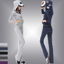 2018 Spring and Autumn New Han Edition Fashion Trail Running Clothes Cotton and Casual Two Pieces