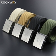 ROCKWAY đá đường ngoài trời vành đai chiến thuật giản dị vành đai vải vành đai dịch vụ đặc biệt thép không gỉ quân đội khóa linh hồn chiến đấu