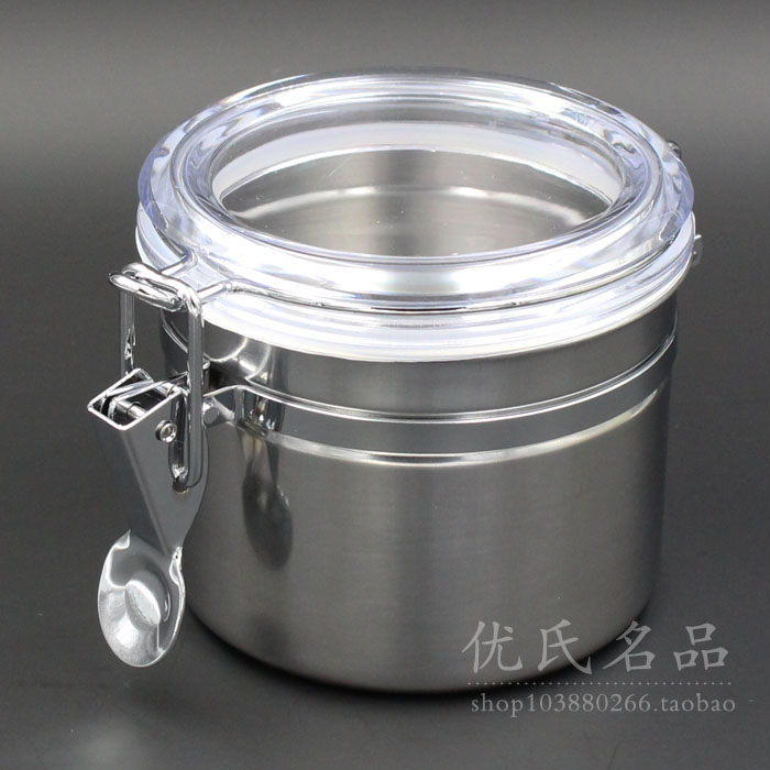 Boutique stainless steel moisturizing tank Humidor box Pipe silk moisturizing tank Small airtight tank Pipe and smoking accessories