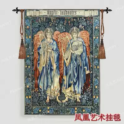 Phoenix art tapestry European Jacquard tapestry medieval ins Wind living room study bedroom porch Angel Fuqin