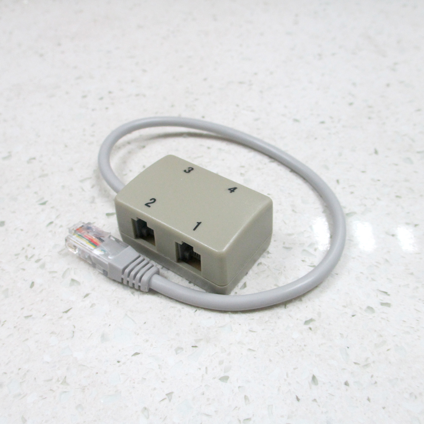 RJ45 turn RJ11 adapter Telephone voice-over card switchboard called central wiring special real product-Taobao