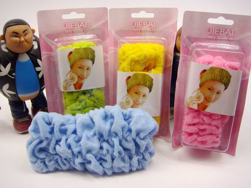 Over 60 yuan Korean face wash hair band makeup mask Hair band bag turban makeup remover headband