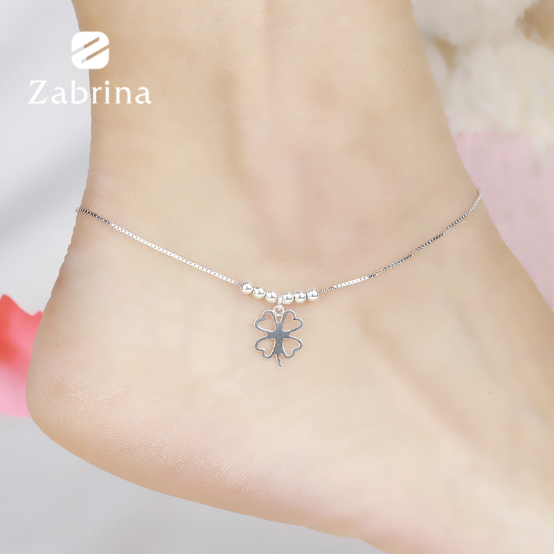 Bracelet de cheville Femme ZABRINA en Argenterie - Ref 3102523 Image 1