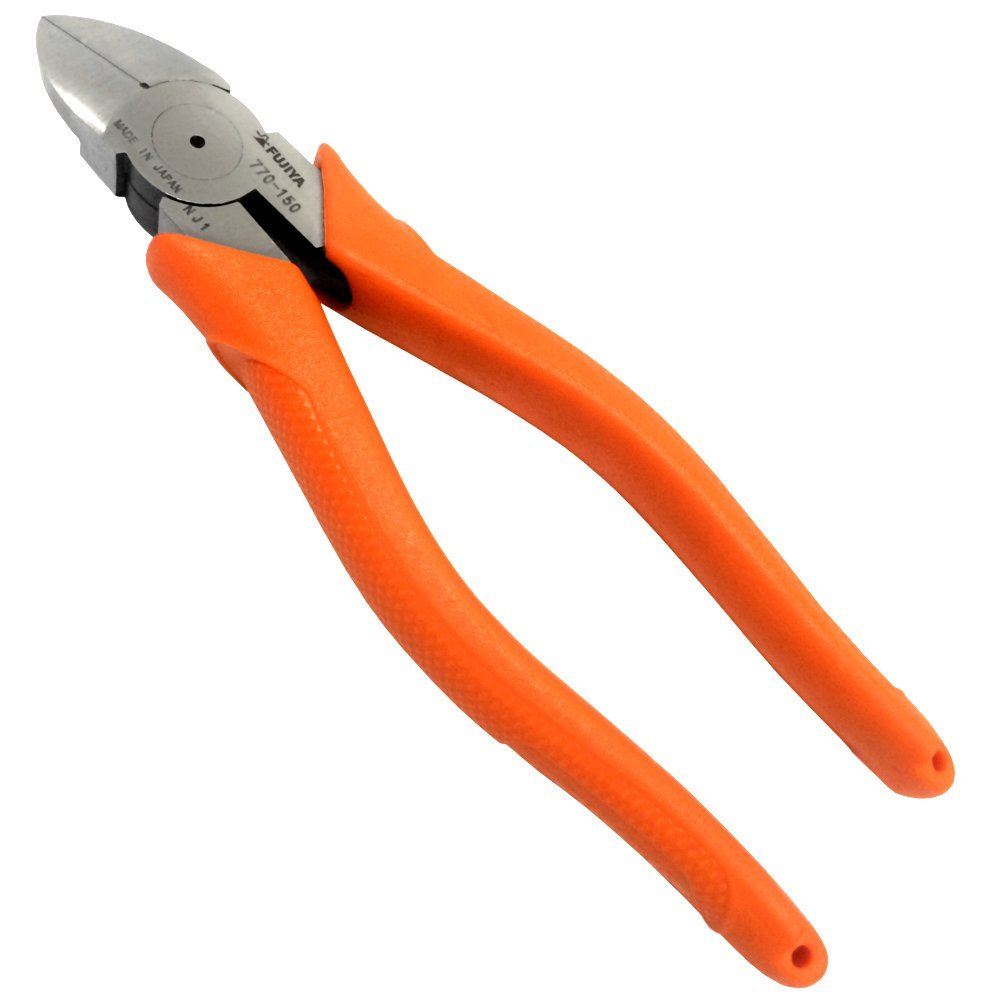 (Water mouth pliers ) Japan FUJIYA oblique mouth pliers Guitar fret wire pliers Piano strings 6 inches 7 inches
