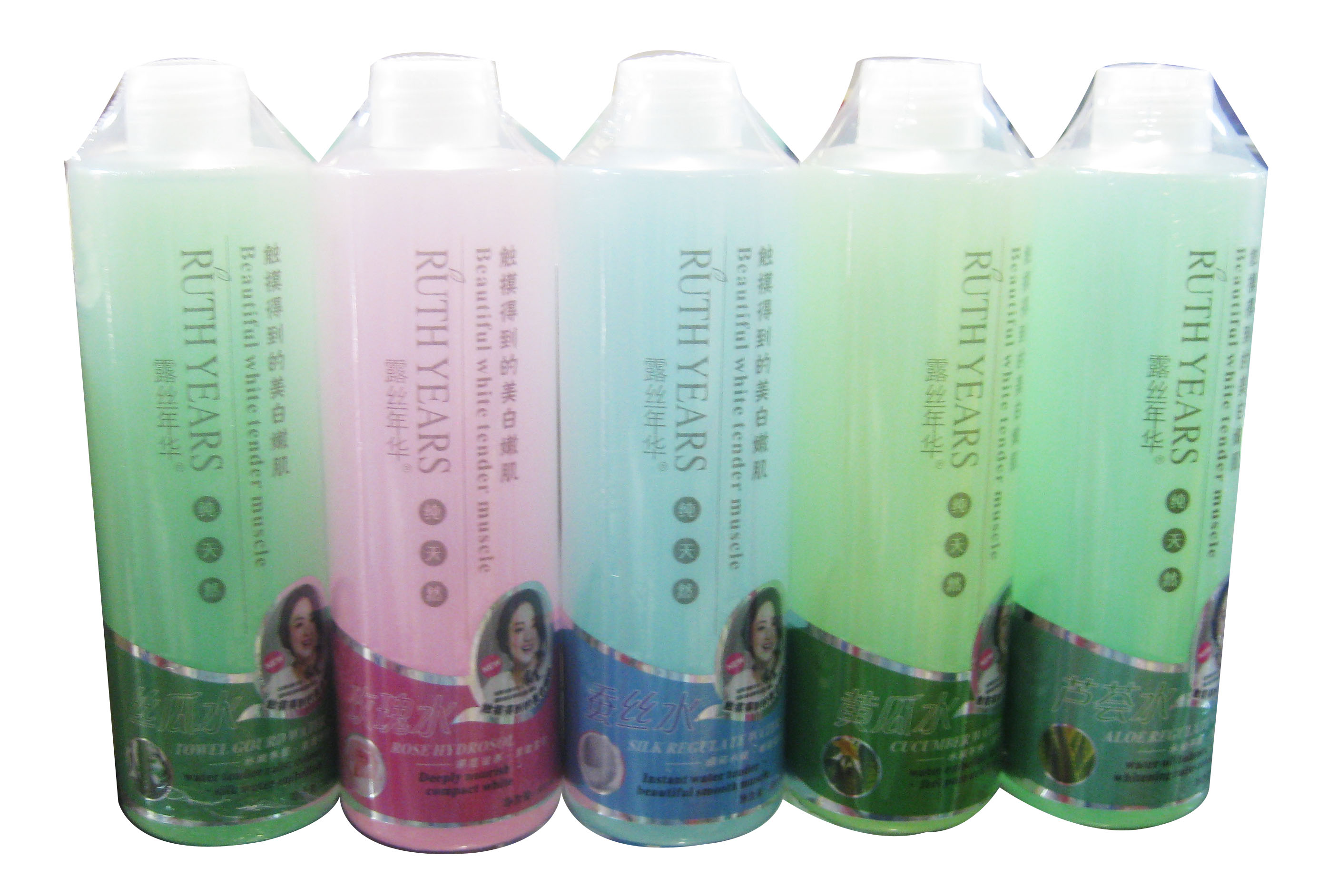 露丝年华黄瓜玫瑰芦荟丝瓜蚕丝水300ml*1瓶5款任选面膜水化妆水