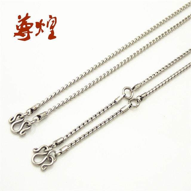 Revered Thai Buddhare Accessories New Stainless Steel Buddhas Chain of Men and Women necklace One-three-hang chain housing card chain