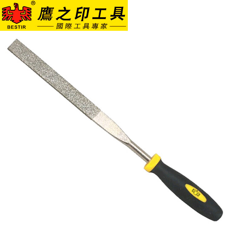 Eagle's printed diamond Qi head pointed flat file Pointed Square Filing Round Filing Triangular File (single branch)