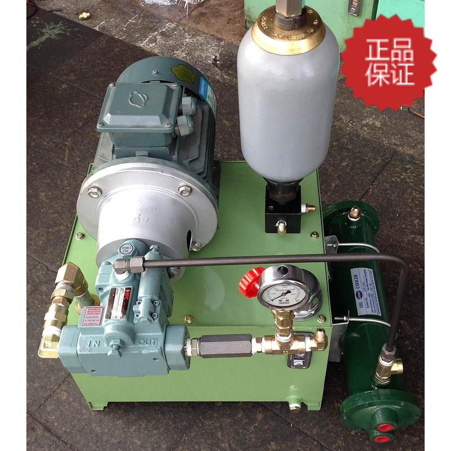 5HP matching oil research P16 variable pump matching 5 liters accumulator application plastic hollow machine servo system