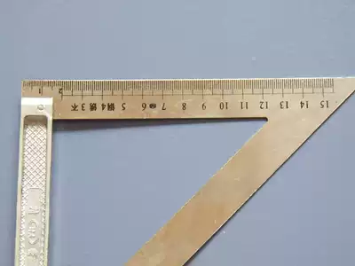 Stainless steel triangle ruler tool floor installation wood floor paving