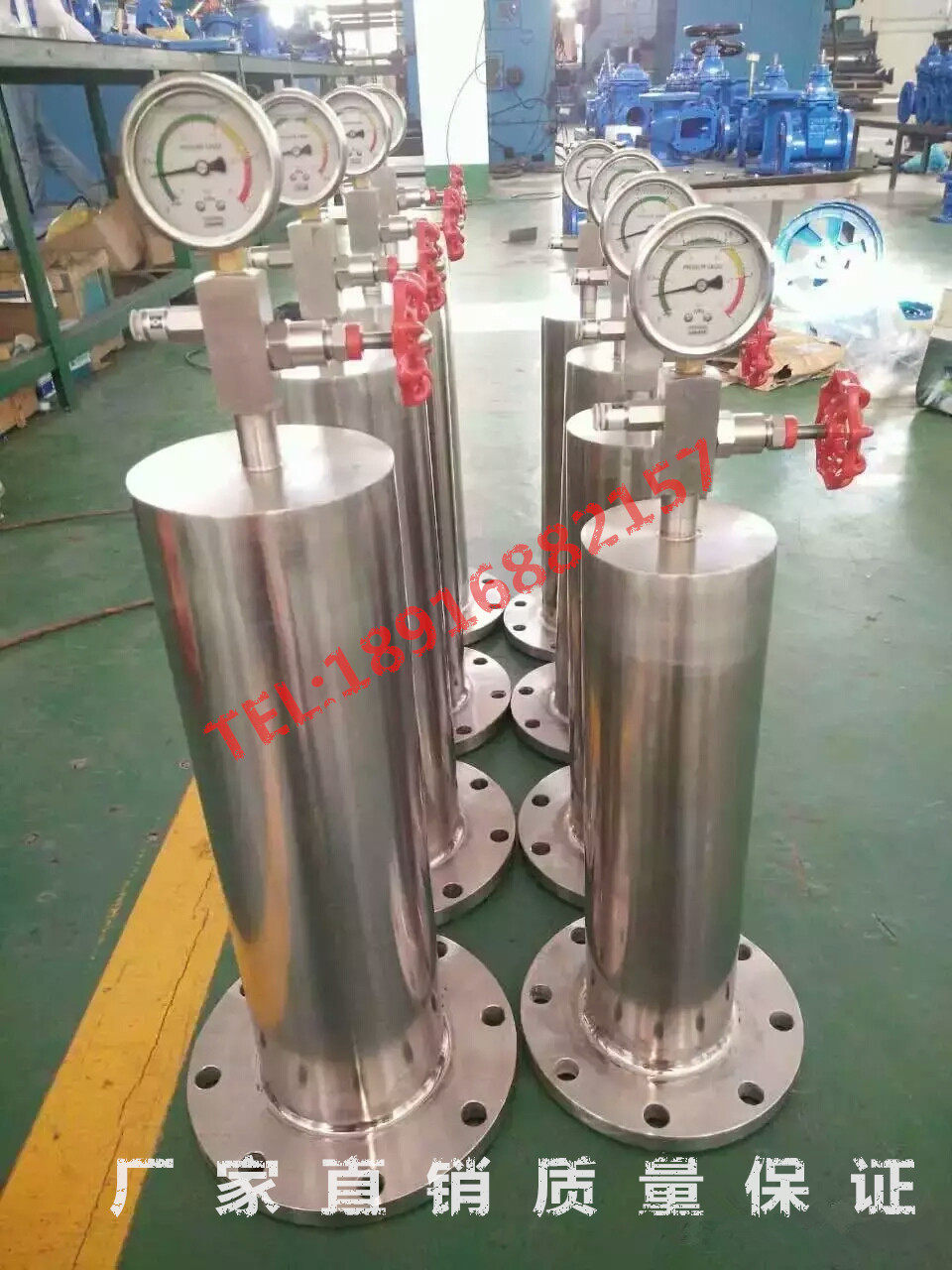 ZYA-9000 Stainless Steel Flange Piston Type Water Hammer Canceller Stainless Steel Water Hammer Incorporate DN50-300