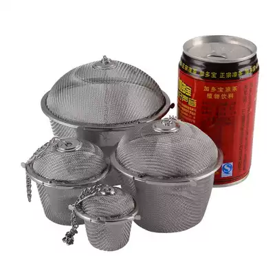 Stainless steel seasoning ball through tea flavor treasure seasoning pot tea bag medicine bag large stew Ball 2