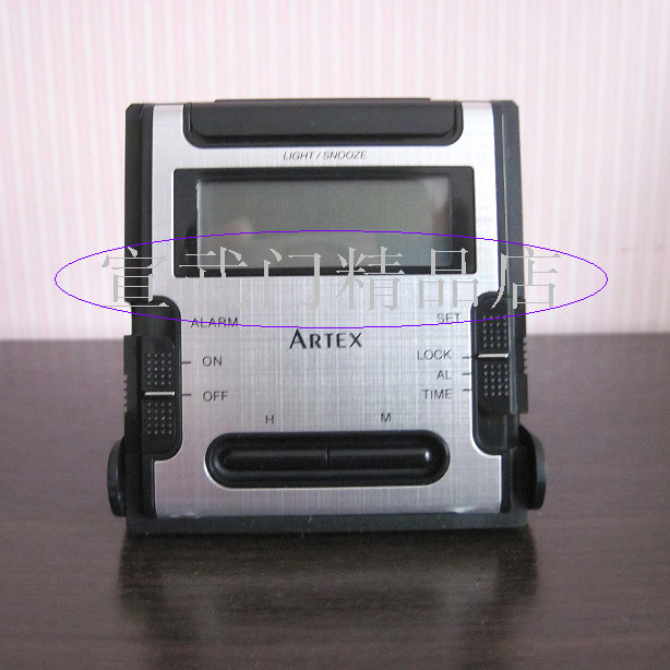 Yada time ARTEX alarm clock 62601LCD digital clock flip luminous snooze mute travel study clock