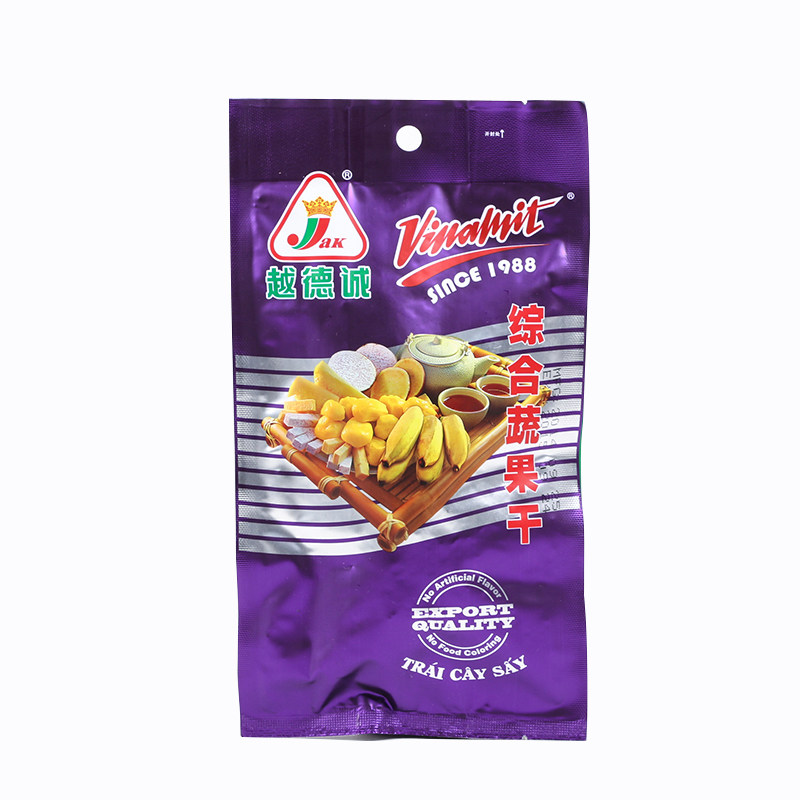【天猫超市】越南进口越德诚综合蔬果干210g Vinamit 休闲食品