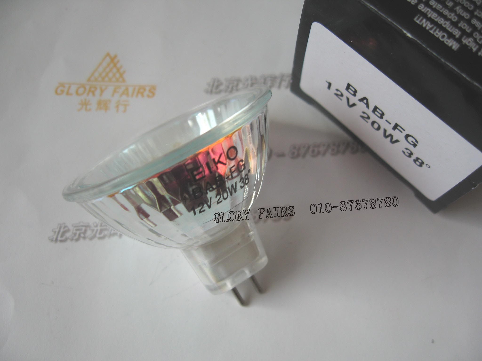 EIKO BAB-FG 12V20W 38 ° bulb ORBITEC MR16 C BAB 36 ° 12V 20W 
