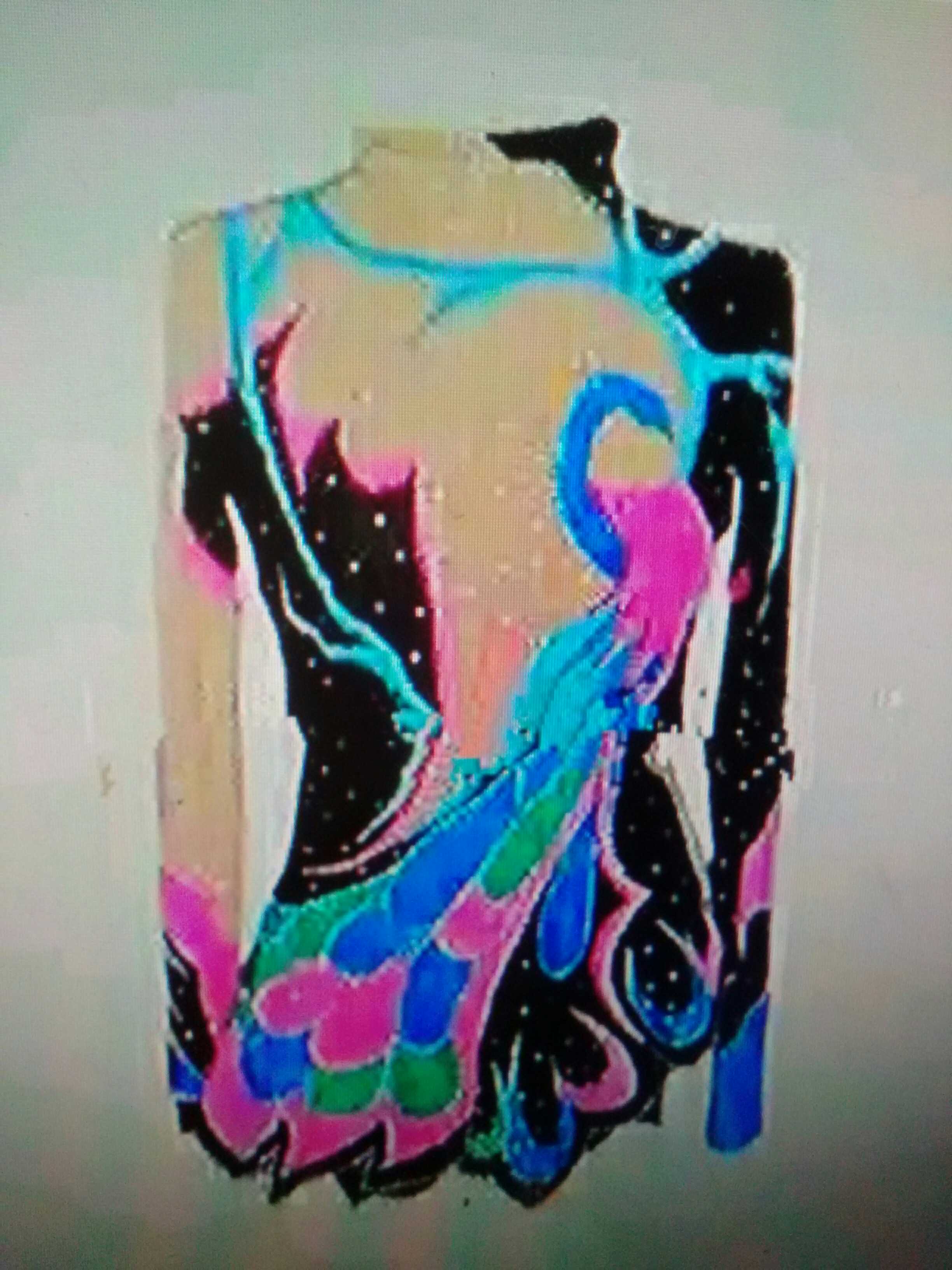 Custom-made rhythmic gymnastics suits student art test competition suits aerobics suits cheerleading suits