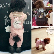 Quần áo cho chó Teddy quần áo mùa thu và mùa đông hơn Xiong Guibin Bomei cún con dễ thương bốn chân quần áo con chó nhỏ quần áo mỏng - Quần áo & phụ kiện thú cưng