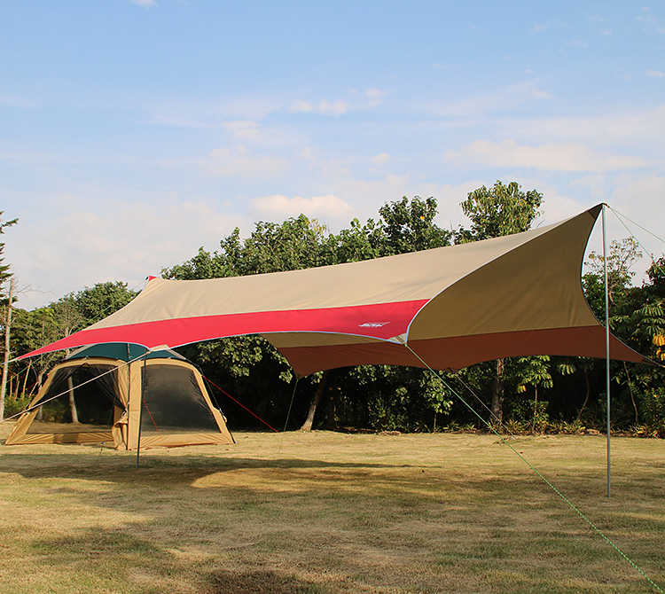 Outdoor fishing Large canopy tent Outdoor sky screen awning Sun protection and rainproof canopy Yitu