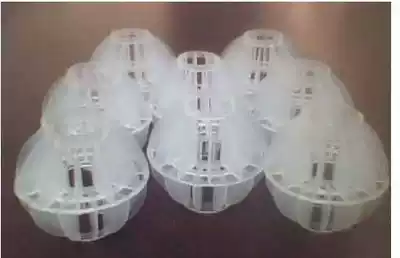 White polypropylene filter environmental protection ball plastic multi-faceted hollow ball exhaust gas purification filler sewage treatment filler