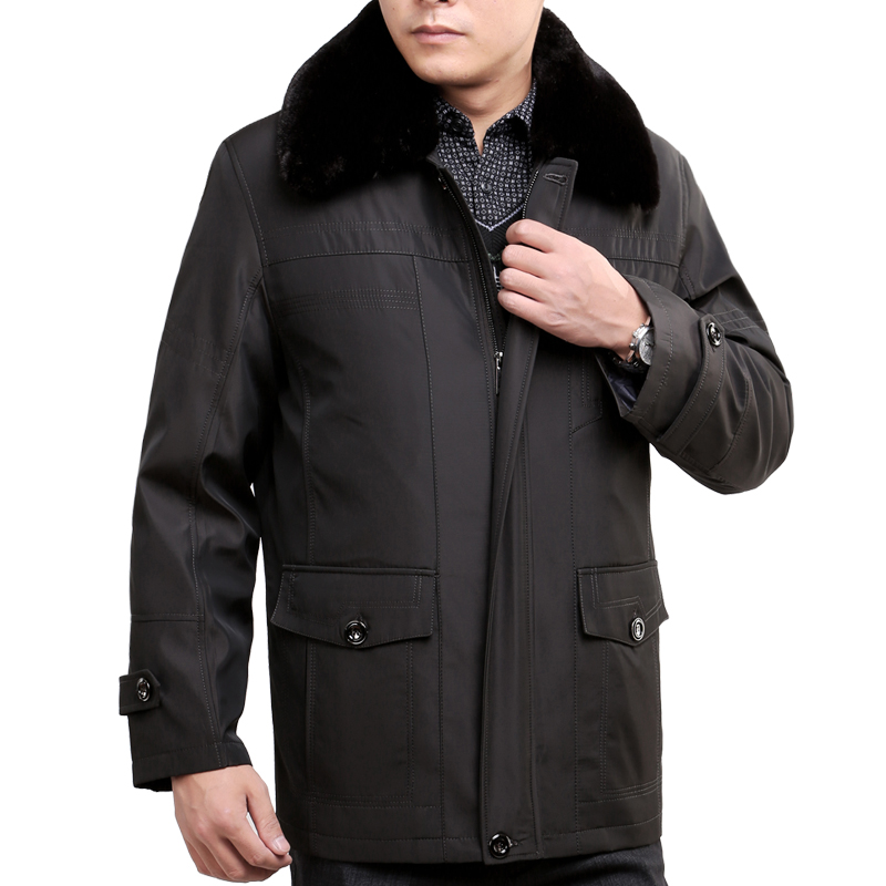 Купить Куртка Пожилой ватник пожилых людей зима мужская одежда мужчин ...