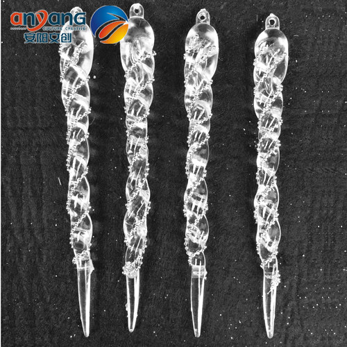 Christmas Ornament Wedding Wedding Arrangement Ice Chic Edge Effect 13CM Acrylic Ice Strips Plus Decoration 4 Roots