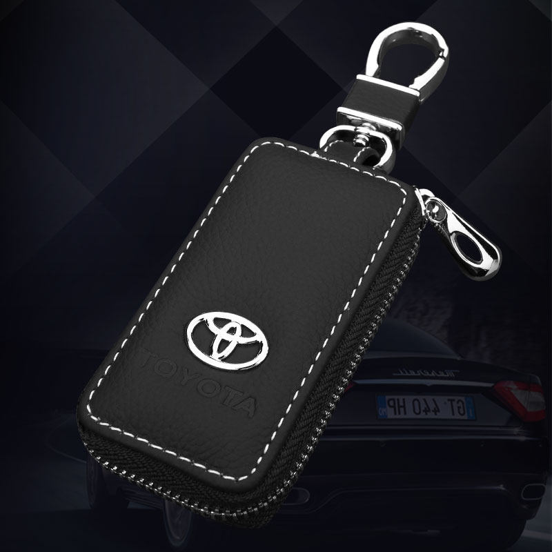 丰田86 Fortuner Sienna HIACE兰德酷路泽汽车真皮钥匙包真皮 套