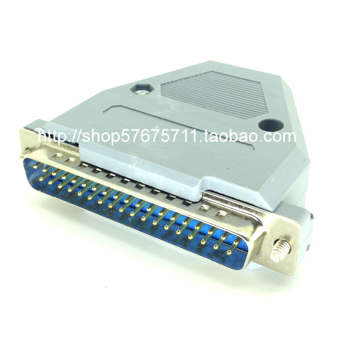 DB37 plug with shell DB37 male or DB37 female shell