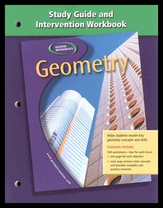 【预售】Geometry, Study Guide and Intervention Workbook