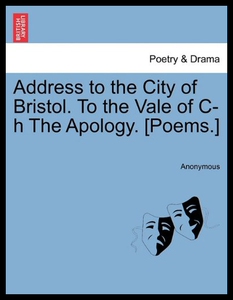 【预售】Address to the City of Bristol. to the Vale of C-